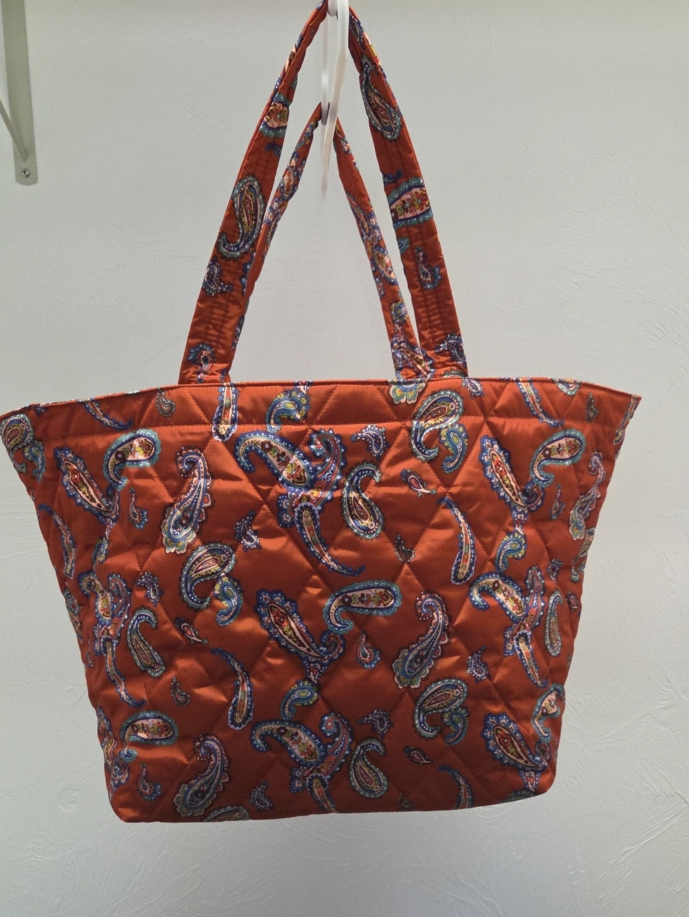 Vera Bradley Copper Colored Paisley Carry On Bag.